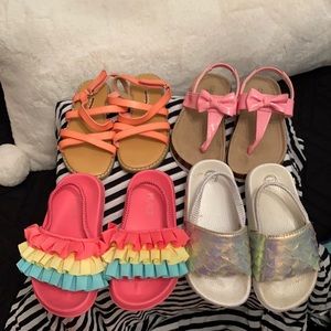 Lot of 8T sandals